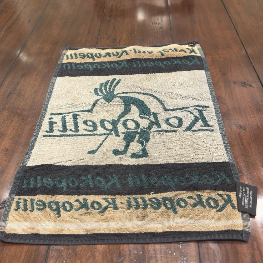 4 Vintage Golf Bag Towels United States Golf Association Member/‎ Kokopelli